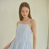 SIA8020 Seersucker Sleeveless Dress_Blue Stripe