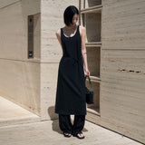 SIA8040 Comfortable Jersey Long Dress_Black