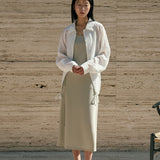 SIA8040 Comfortable Jersey Long Dress_Olive
