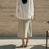 SIA8040 Comfortable Jersey Long Dress_Olive