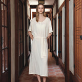 SIA8042 Relaxed Jersey Wrap Dress_Cream