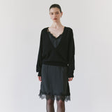 SIA8046 Vintage Lace Slip Dress_Vintage black