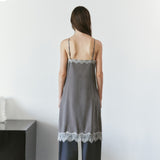 SIA8046 Vintage Lace Slip Dress_Warm Gray