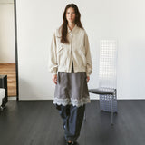 SIA8046 Vintage Lace Slip Dress_Warm Gray