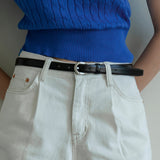 SIAC3013 leather belt_Black