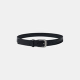 SIAC3032 Male 30 Square Leather Belt_Black