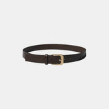 SIAC3032 Male 30 Square Leather Belt_Brown