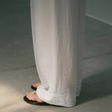 SIAC3046 Cowhide Wood-Heel Sandals_Cream