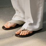 SIAC3046 Cowhide Wood-Heel Sandals_Cream