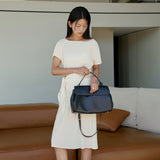 SIAC3061 Leather Michelle Bag S_Black