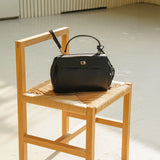 SIAC3061 Leather Michelle Bag S_Black
