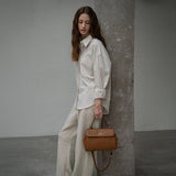 SIAC3061 Leather Michelle Bag S_Brown