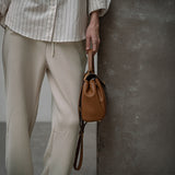 SIAC3061 Leather Michelle Bag S_Brown