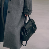 SIAC3061 Leather Michelle Bag M_Black