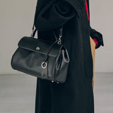 SIAC3061 Leather Michelle Bag M_Black