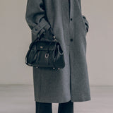 SIAC3061 Leather Michelle Bag M_Black