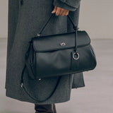SIAC3061 Leather Michelle Bag M_Black