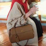 SIAC3061 Leather Michelle Bag S_Brown