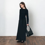 SIAC3076 Lambskin Flow Bag M_Black