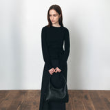 SIAC3076 Lambskin Flow Bag M_Black