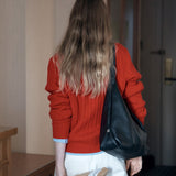 SIAC3076 Lambskin Flow Bag L_Black