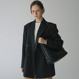 SIAC3076 Lambskin Flow Bag L_Black