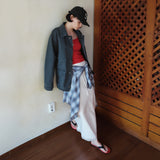 SIAC3103 Vintage Cotton Ball Cap_Charcoal