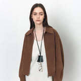 SIAC3106 Real Leather Neck Strap Keyring_Black