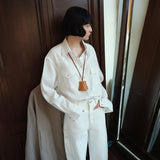 SIAC3106 Real Leather Neck Strap Keyring_Camel