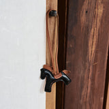 SIAC3116 Lambskin Horse Charm_Black