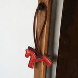 SIAC3116 Lambskin Horse Charm_Red