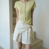 SIAC3118 Wrinkle Shawl Scarf_Light Beige