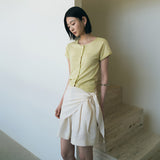 SIAC3118 Wrinkle Shawl Scarf_Light Beige