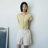 SIAC3118 Wrinkle Shawl Scarf_Light Beige