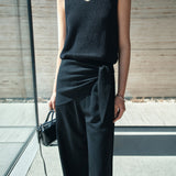 SIAC3118 Wrinkle Shawl Scarf_Black