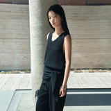 SIAC3118 Wrinkle Shawl Scarf_Black