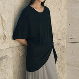 SIAC3118 Wrinkle Shawl Scarf_Black