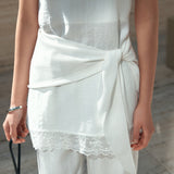 SIAC3118 Wrinkle Shawl Scarf_White