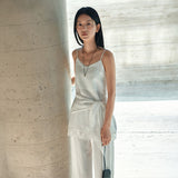 SIAC3118 Wrinkle Shawl Scarf_White
