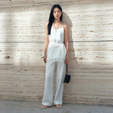 SIAC3118 Wrinkle Shawl Scarf_White