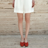SIAC3119 Ballet Real Leather Mules_Red