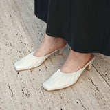 SIAC3119 Ballet Real Leather Mules_Ivory