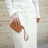 SIAC3124 Loop Leather Mini Pouch_Camel
