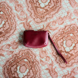 SIAC3124 Loop Leather Mini Pouch_Wine