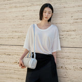 SIAC3128 Petit Noe Crack Bag_Silver