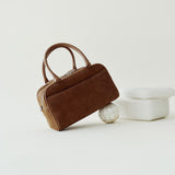 SIAC3144 Mini Puff Suede Bag_Camel