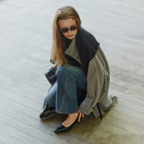 SIAC3149 Wool Knit Shawl Scarf_Black