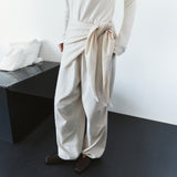 SIAC3149 Wool Knit Shawl Scarf_Cream