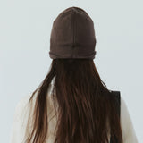 SIAC3153 Curved Knit Beanie_Brown