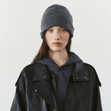 SIAC3153 Curved Knit Beanie_Charcoal
